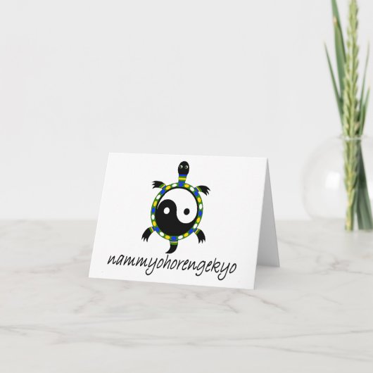 NAM MYOHO RENGE KYO... FEESTDAGEN KAART (Voorkant)