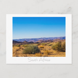 Namaqualand Natuur Uitzicht Zuid-Afrika SA Briefka Briefkaart