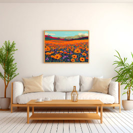 Namaqualand Wildebloemenveld Poster