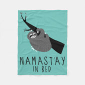 namast ' ay in bed sloth fleece deken (Voorkant)