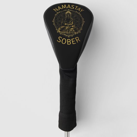 Namastay Sober II Golfheadcover (Voorkant)