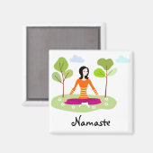 Namaste4- Magneet (Voorkant / Achterkant)