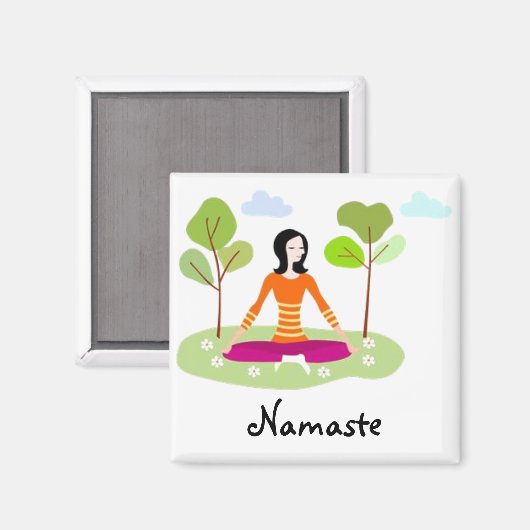 Namaste4- Magneet (Voorkant / Achterkant)