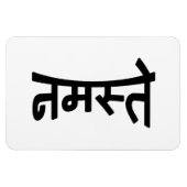 Namaste (न स् ते) - Devanagari Script Magneet (Horizontaal)