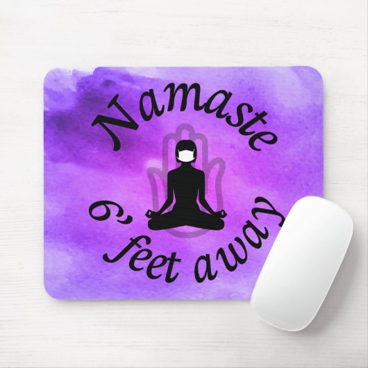 Namaste 6' Feet weg Muismat (Met muis)