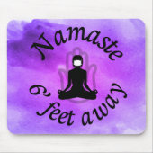 Namaste 6' Feet weg Muismat (Voorkant)