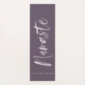 Namaste a personnalisé le tapis de yoga (Dos)