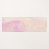 Namaste Abstracte Waterverf yogamat (Voorkant (horizontaal))