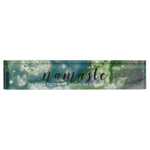 Namaste acrylvezels naambordje