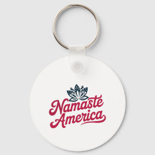 Namaste America Custom Yoga Sleutelhanger