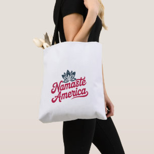 Namaste America Yoga Canvas tas