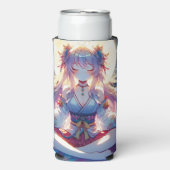 Namaste anime meisje mediteren (Seltzer Voorkant)