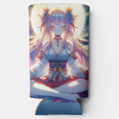 Namaste anime meisje mediteren (Achterkant)