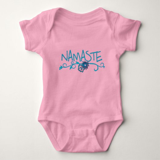 Namaste - Baby Yoga Clothing Romper (Voorkant)