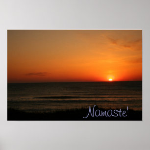 Namaste' Beach Sunrise poster