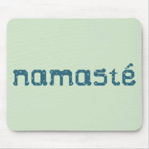 Namaste Blauwgroen Mousepad Muismat