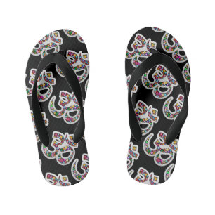 Namaste Bloemensymbool Kunst Kinder Teenslippers