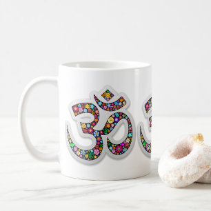 Namaste Bloemensymbool Kunst Koffiemok