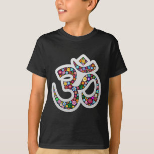 Namaste bloemsymboolkunst t-shirt