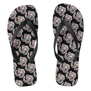 Namaste bloemsymboolkunst teenslippers