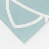 Namaste Brindle Corgi Fleece Throw Blanket Deken (Hoek)