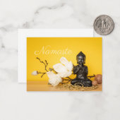 Namaste Buddha Notitiekaartje (Voorkant / Achterkant in situ)