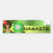 Namaste bumpersticker (Voorkant)
