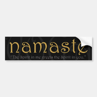 Namaste Bumpersticker