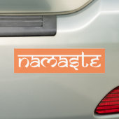 Namaste Bumpersticker (Op auto)