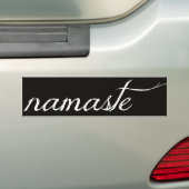 Namaste Bumpersticker (Op auto)