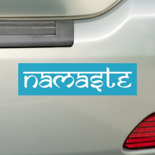 Namaste Bumpersticker (Op auto)