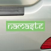 Namaste Bumpersticker (Op auto)