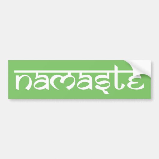 Namaste Bumpersticker (Voorkant)
