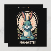 Namaste Bunny Yoga Konijn Meditatie (Voorkant / Achterkant)