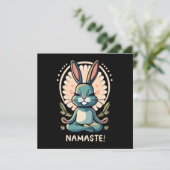 Namaste Bunny Yoga Konijn Meditatie (Staand voorkant)