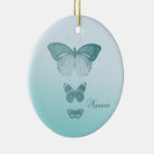 Namaste Butterflies Keramisch Ornament (Rechts)