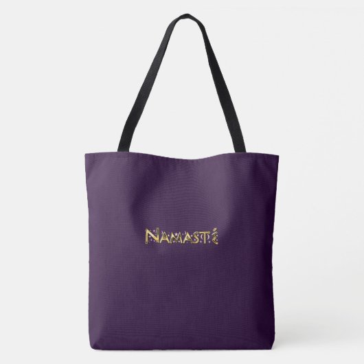 Namasté Canvas tas (Achterkant)