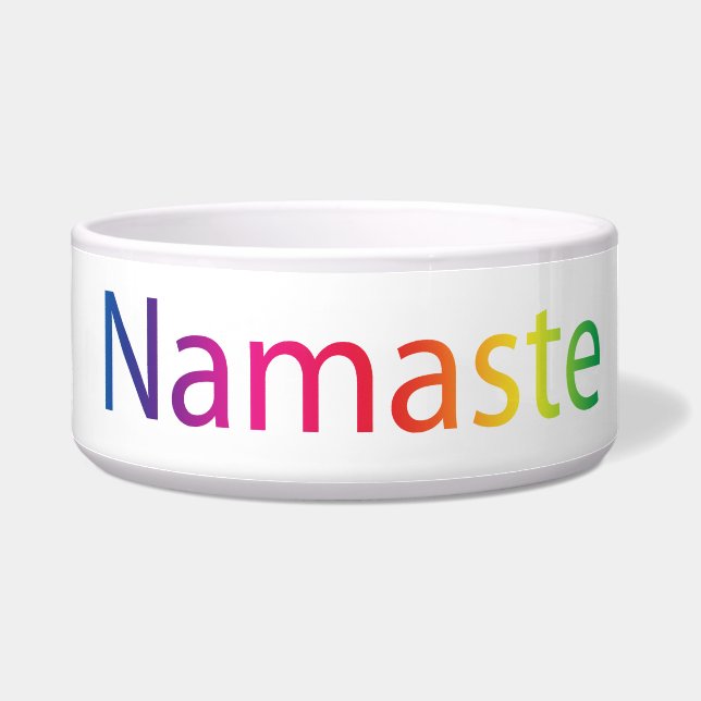 Namaste Ceramic Dog Bowl Voerbakje (Links)