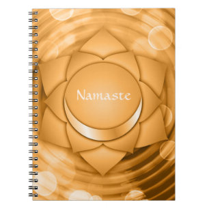 Namaste Chakra Chi Spiritueel Zen Personaliseren Notitieboek