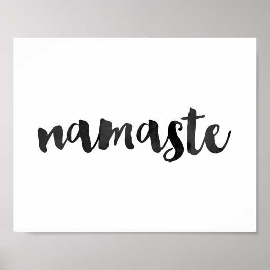 "namaste" Citaat-Poster Poster (Voorkant)