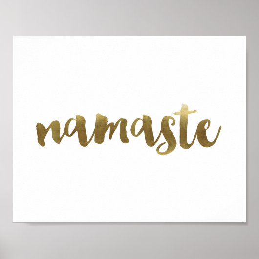 "namaste" Citaat-Poster Poster (Voorkant)
