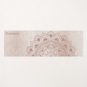 Namaste Citaat Tekst om Yogi Practice Studio Cente Yogamat (Voorkant (horizontaal))