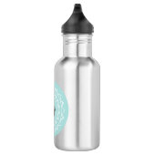 Namaste Corgi Brindle Emblem Water Fles (Rechts)