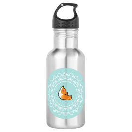 Namaste Corgi Emblem Water Fles