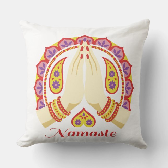 Namaste Decoratieve Pillow Kussen (Voorkant)