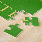 Namaste Definitie met Om Symbol - op Groen Legpuzzel (Zijkant)