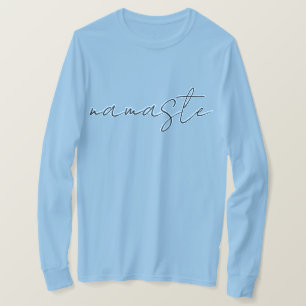 namaste elegante typografie t-shirt