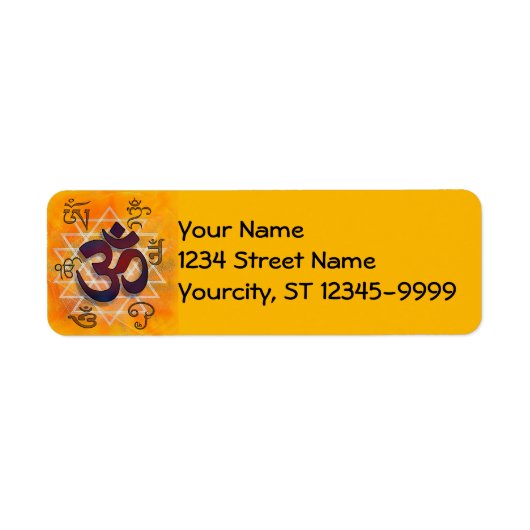 Namaste Etiket (Voorkant)