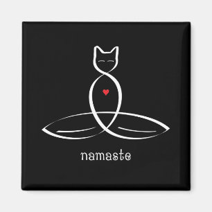 Namaste - Fancy stijltekst. Magneet