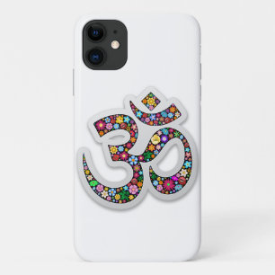 Namaste Floral Yoga Symbol iPhone 11 Hoesje